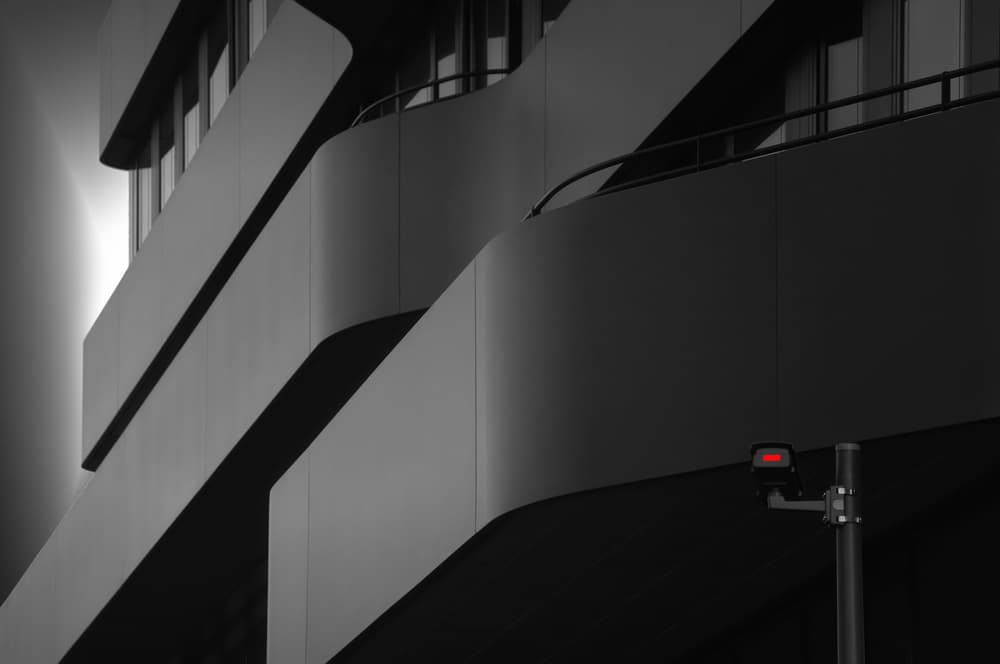 Modern Architectural Curves by Hans-Wolfgang Hawerkamp — canvas wall art