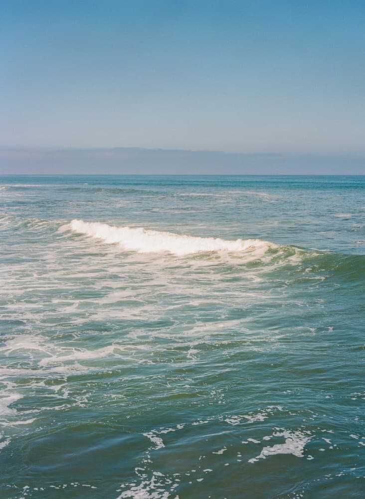 Ocean Wave Horizon by Bethany Young — canvas wall art