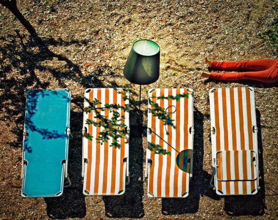 Summer Lounge Day by ambra — canvas wall art