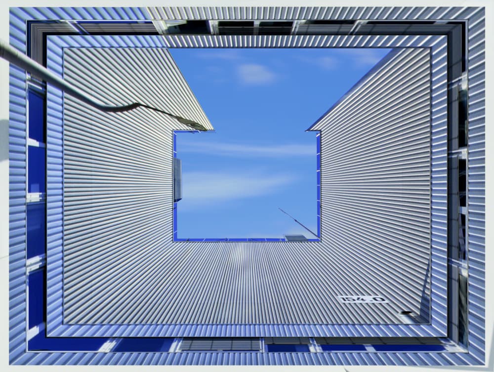 Urban Sky Frame by Francesca Ferrari — canvas wall art