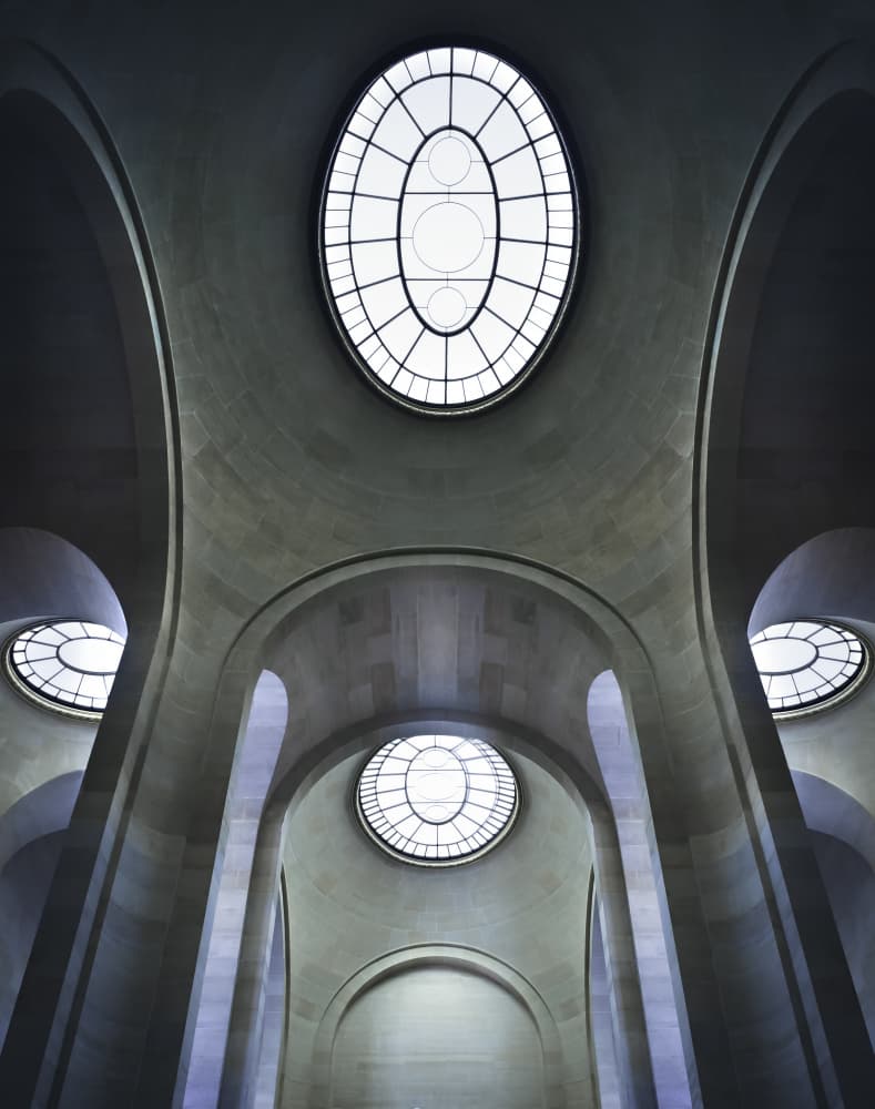 Architectural Skylight Arches by Catherine Wang — canvas wall art