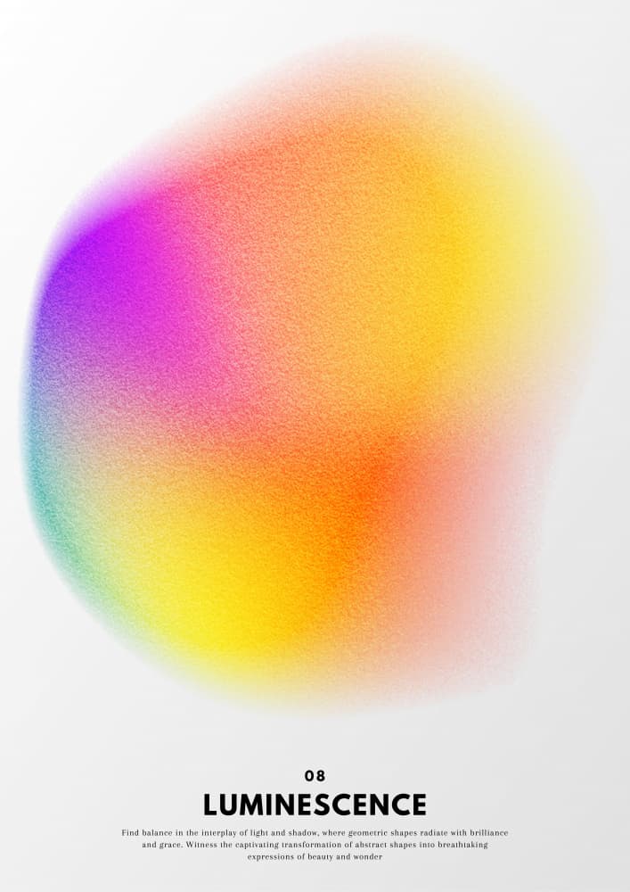 Vibrant Color Gradient by RS LAB STUDIO — canvas wall art
