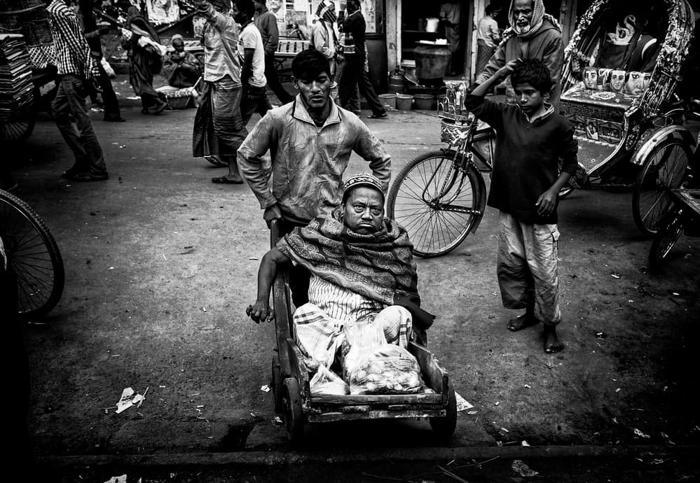Busy Street Life by Joxe Inazio Kuesta Garmendia — canvas wall art