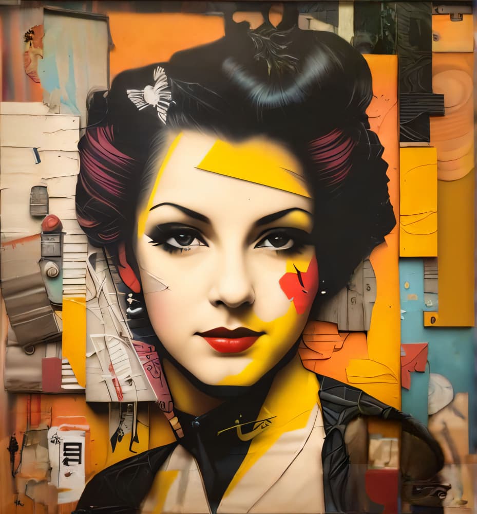 Vibrant Pop Art Woman by Cicero Spin — canvas wall art