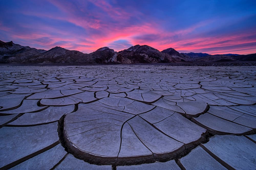 Cracked Desert Sunset by Lydia Jacobs — canvas wall art