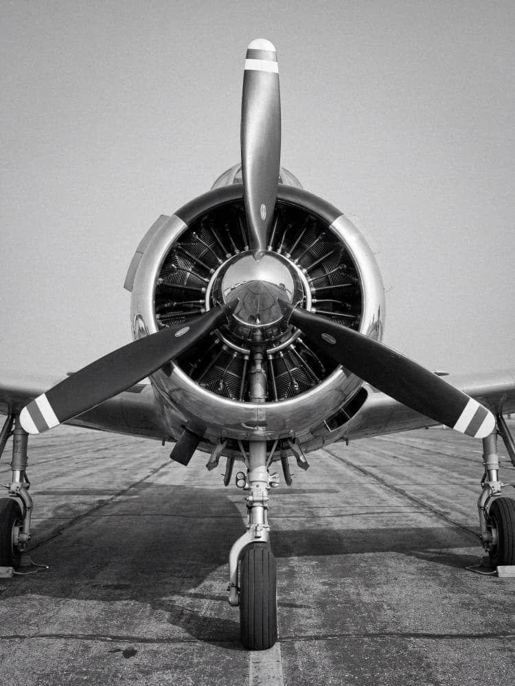 Polished Vintage Aircraft by Andreas Magnusson — canvas wall art