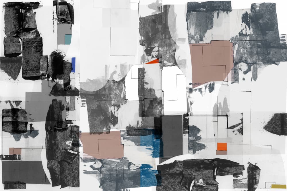 Modern Urban Collage by cartissi — canvas wall art