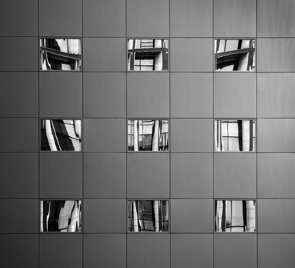 Urban Reflection Grid by HAN dong hee — canvas wall art