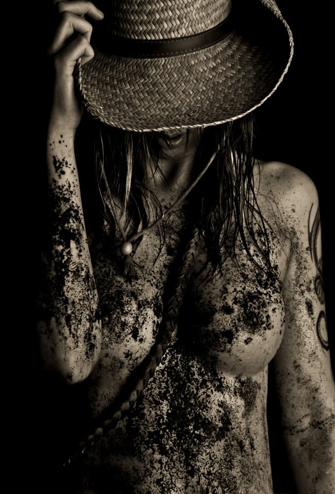 Dirty Cowgirl by Tomas Härstedt — canvas wall art