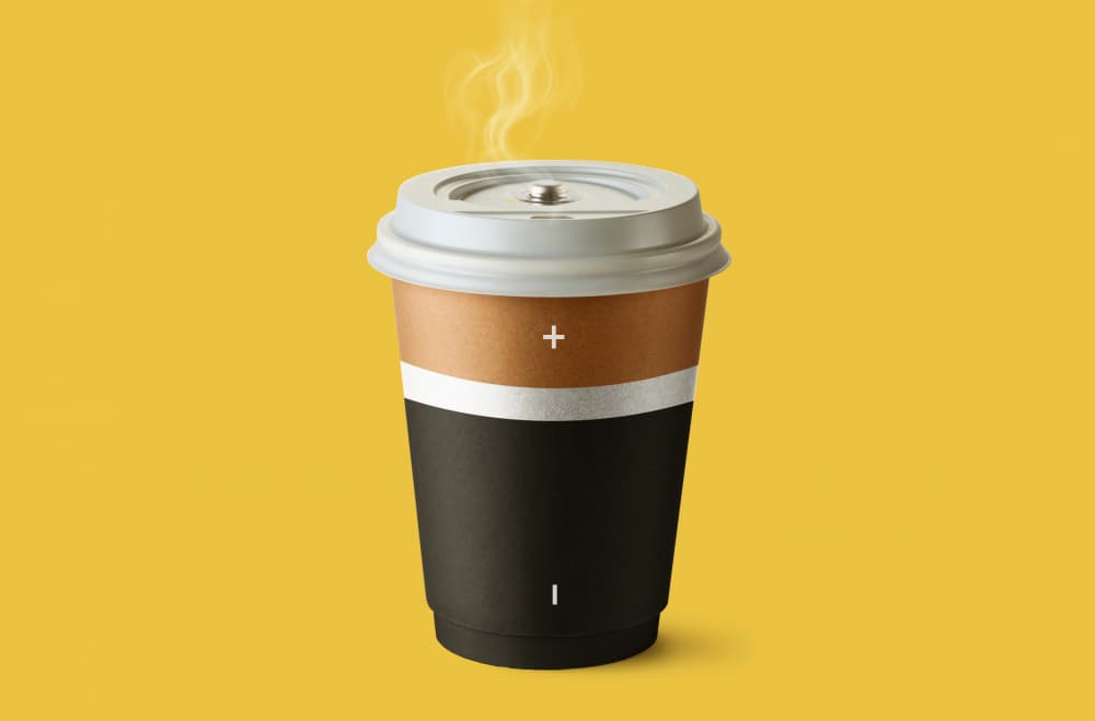 Coffee Power Up by Artem Pozdniakov — canvas wall art