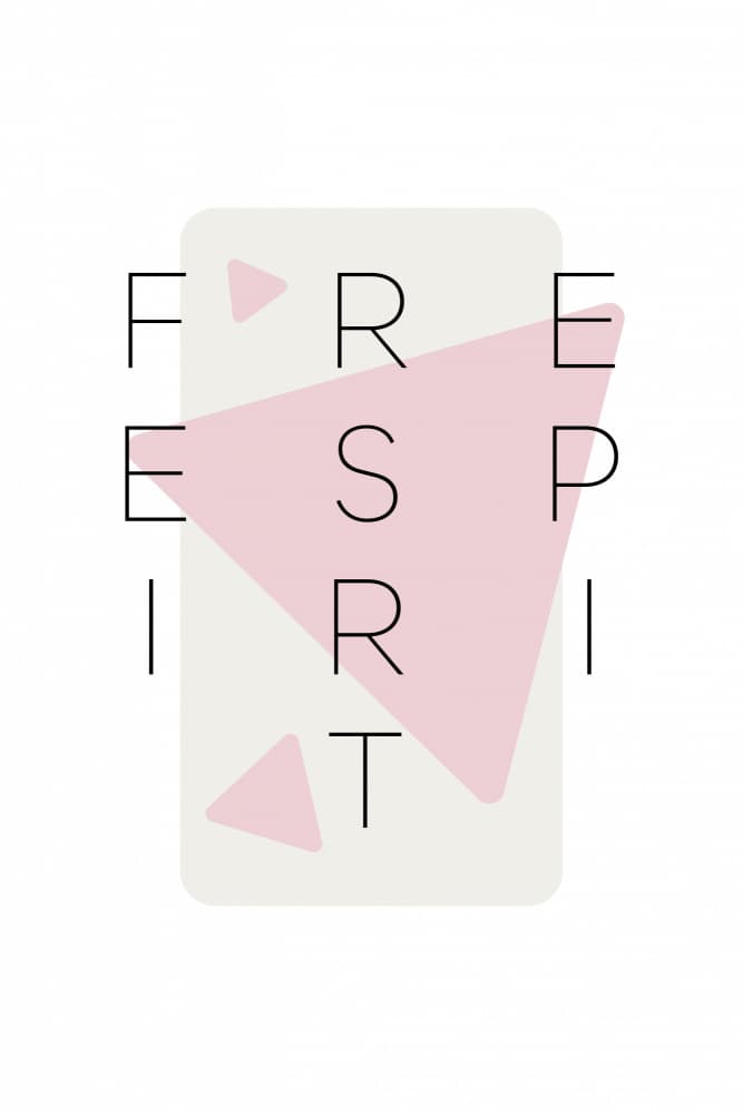 Minimalist Geometric Text by Melanie Viola — canvas wall art