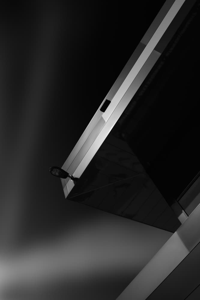 Monochrome Urban Geometry by Greetje van Son — canvas wall art