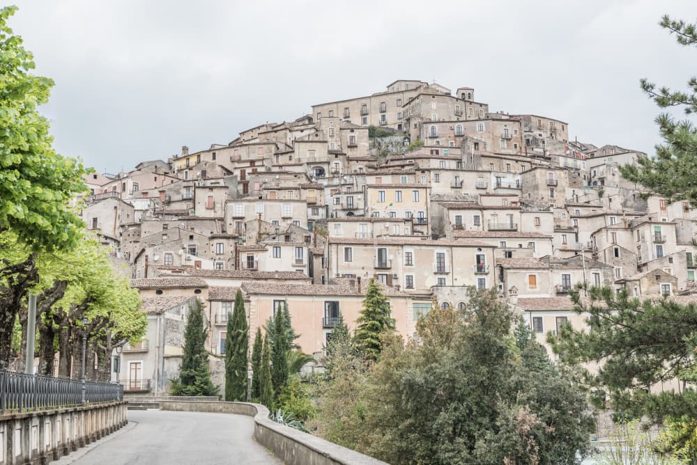 Charming Hillside Village by Photolovers — canvas wall art
