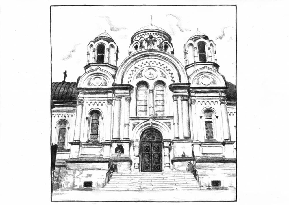 Grand Church Architecture by Kulik — canvas wall art