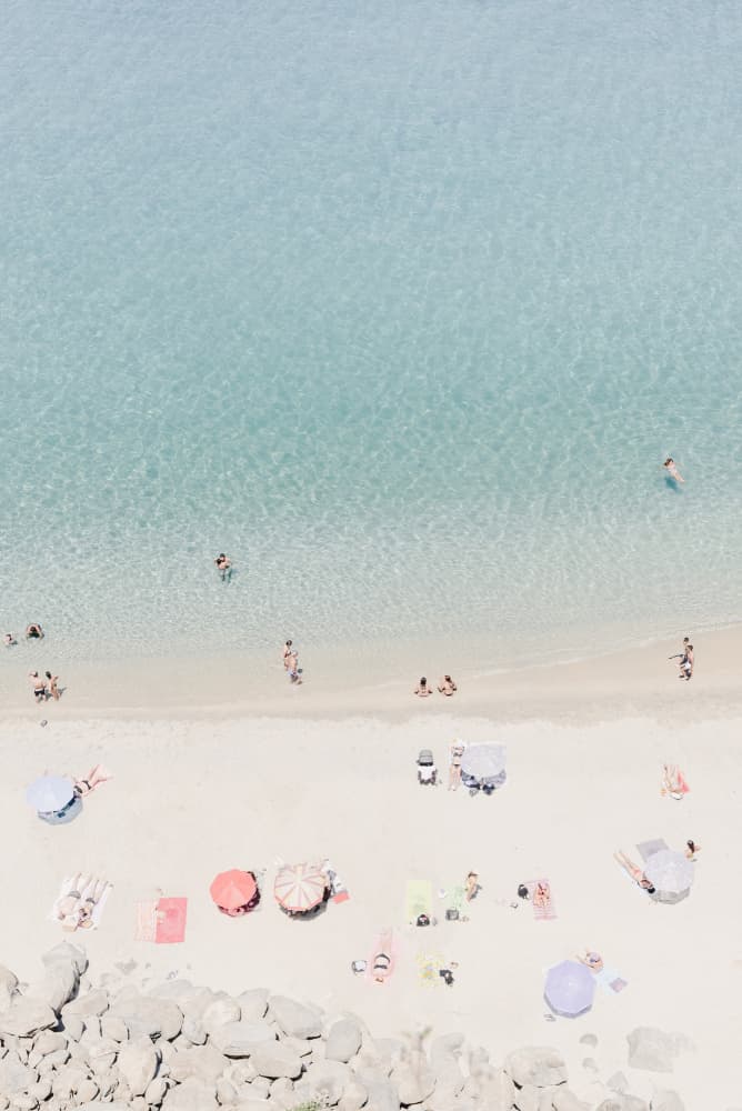 Turquoise Beach Aerial by Photolovers — canvas wall art