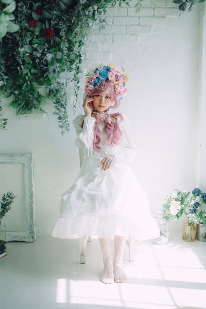 Whimsical Garden Portrait by h112o1 — canvas wall art
