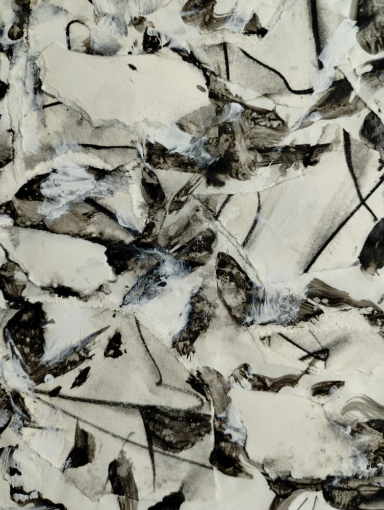 Dynamic Ink Fragments by Michael Cross — canvas wall art