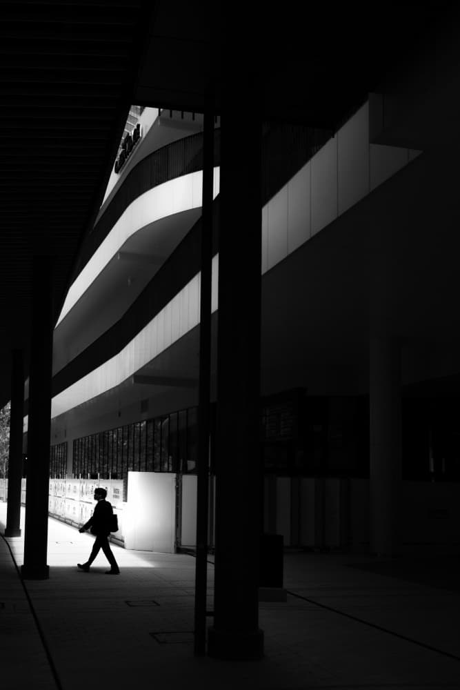 Walking Through Light by HISASHI ISHIKAWA — canvas wall art