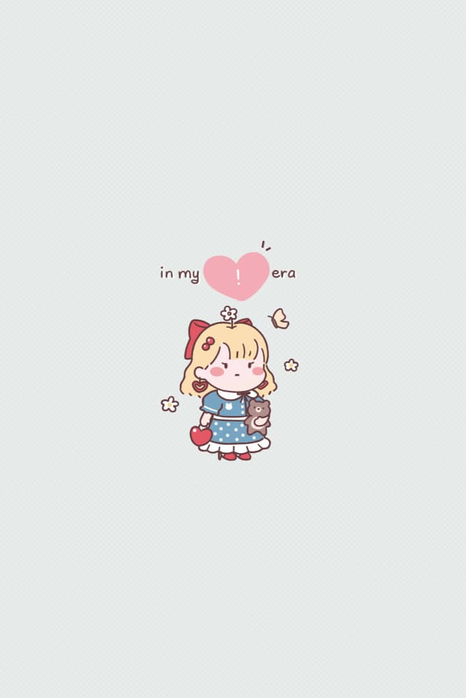 Happy Heart Era Girl by Xuan Thai — canvas wall art