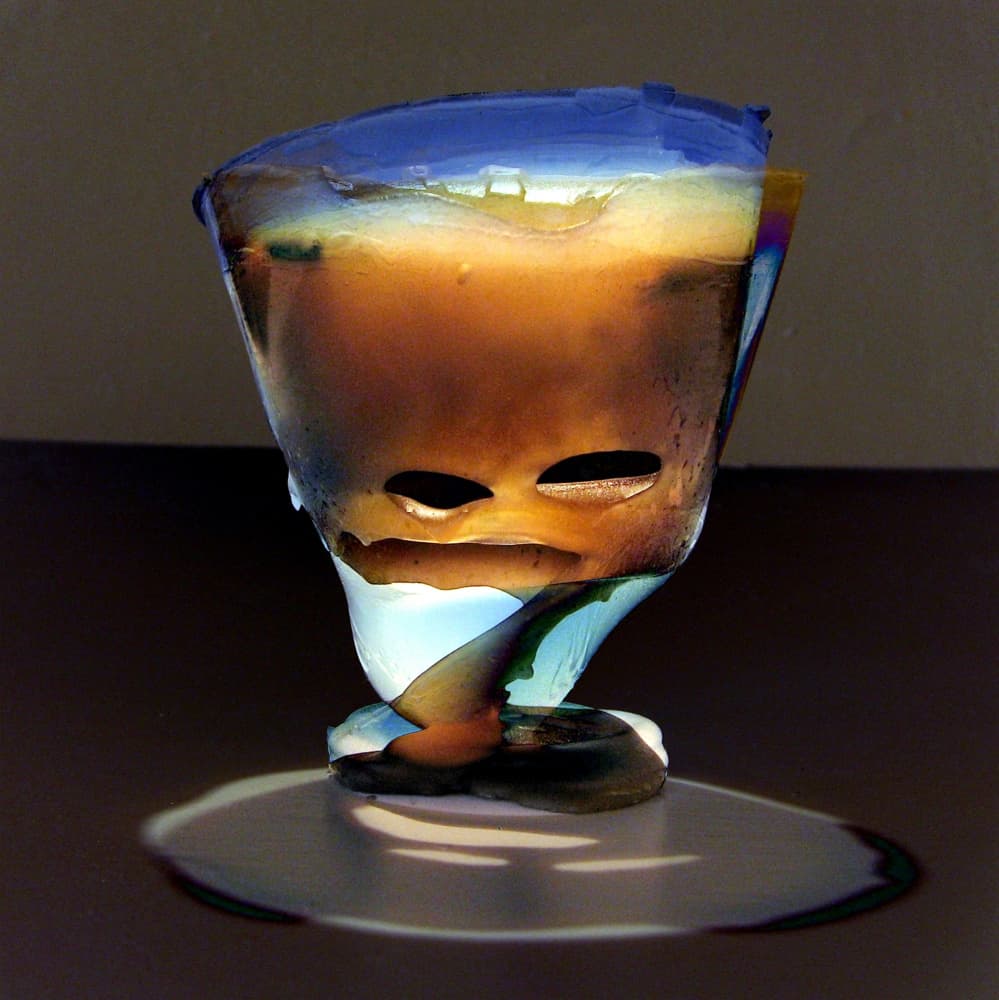 Melting Glass Face by Claudio Boczon — canvas wall art