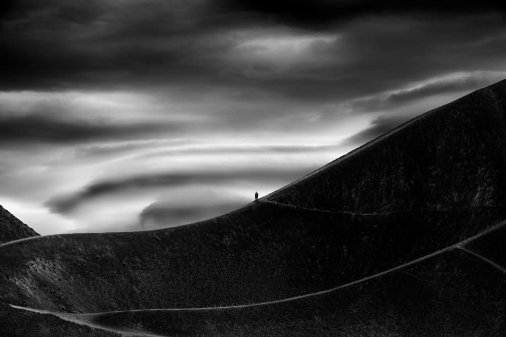 Solitary Mountain Journey by George Digalakis — canvas wall art