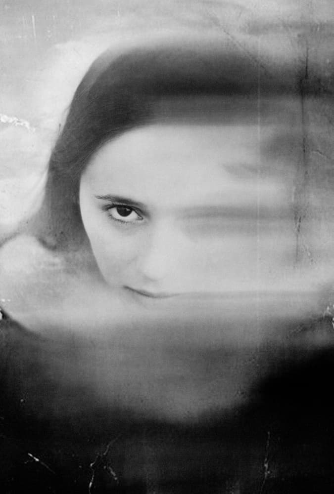 Mysterious Blurred Face by Milena Seita — canvas wall art