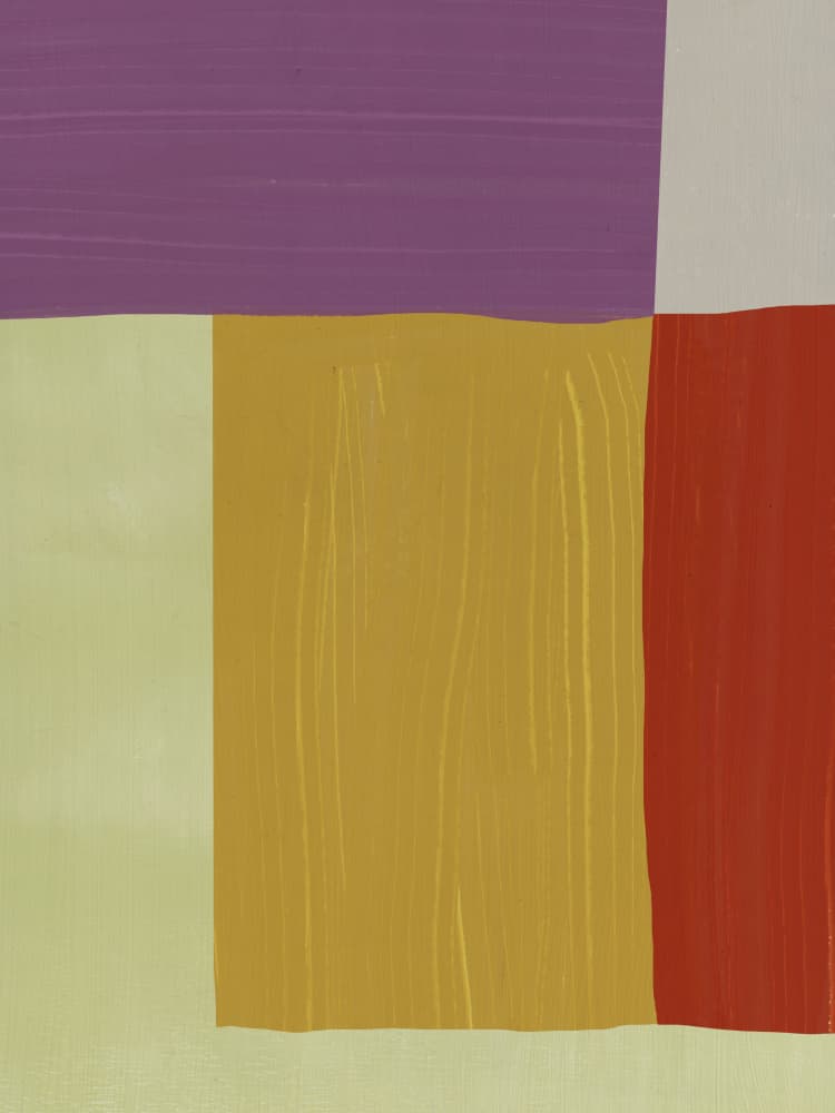 Modern Color Blocks by Little Dean — canvas wall art