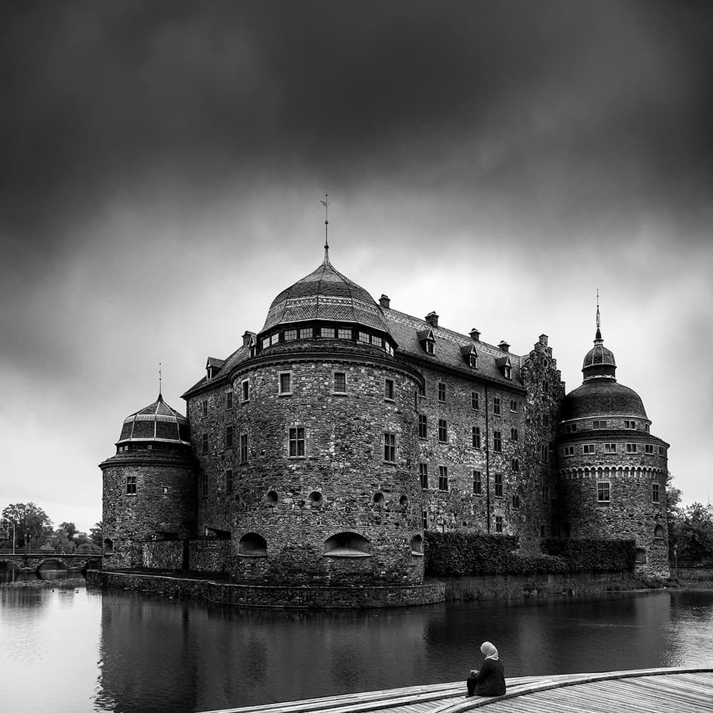 Dramatic Castle Reflection by George Digalakis — canvas wall art