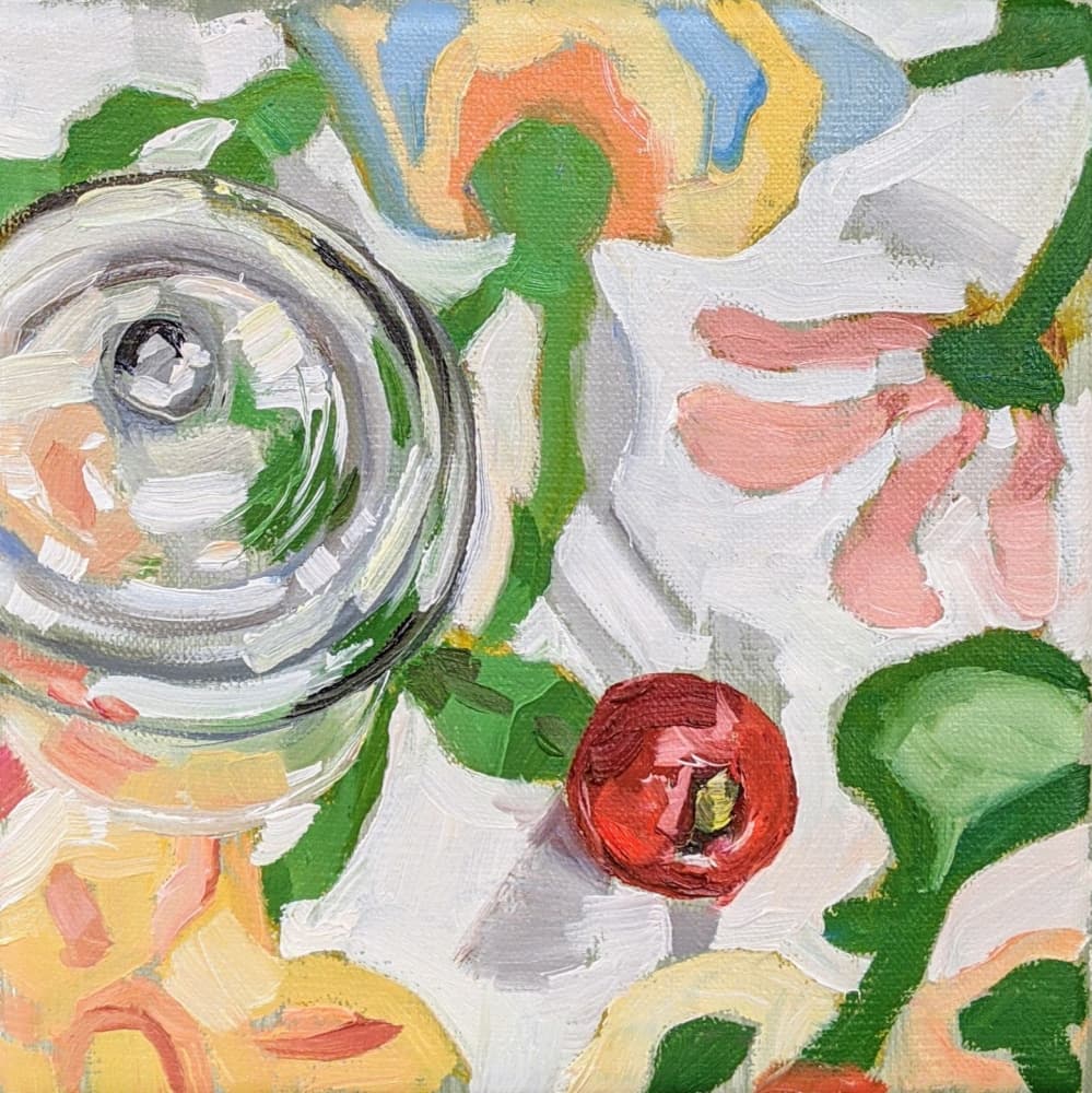Quadrille Print by Jenny Westenhofer — canvas wall art