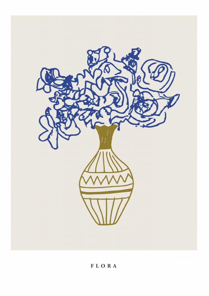 Floralineno01 by Treechild — canvas wall art