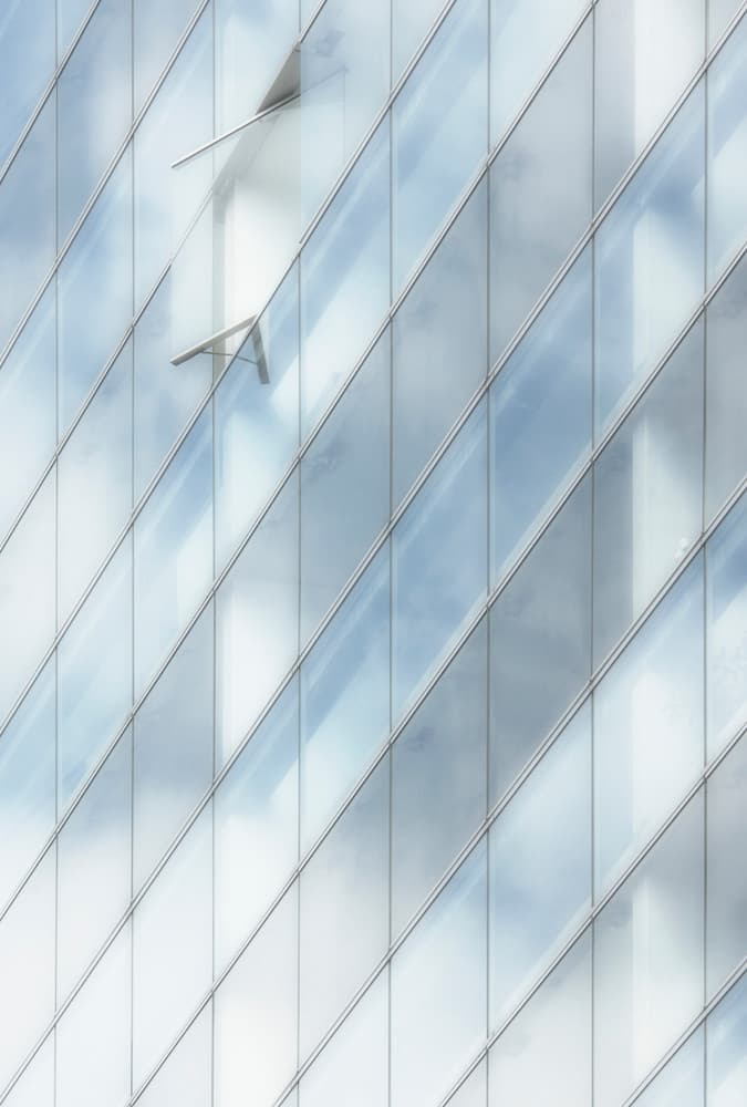 Glass Building Reflections by Greetje van Son — canvas wall art