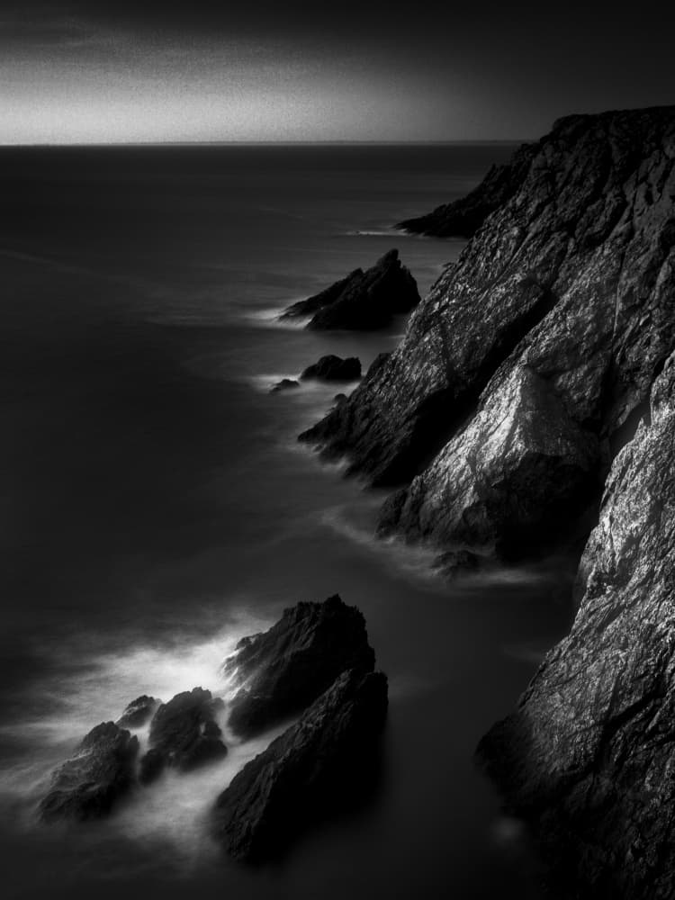 Ethereal Ocean Rocks by av peteghium — canvas wall art