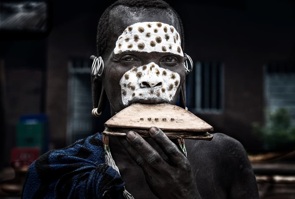 African Tribal Woman by Joxe Inazio Kuesta Garmendia — canvas wall art