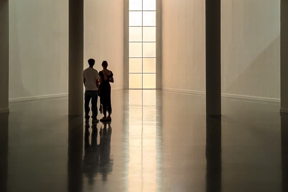 People in Gallery Light by Lus Joosten — canvas wall art