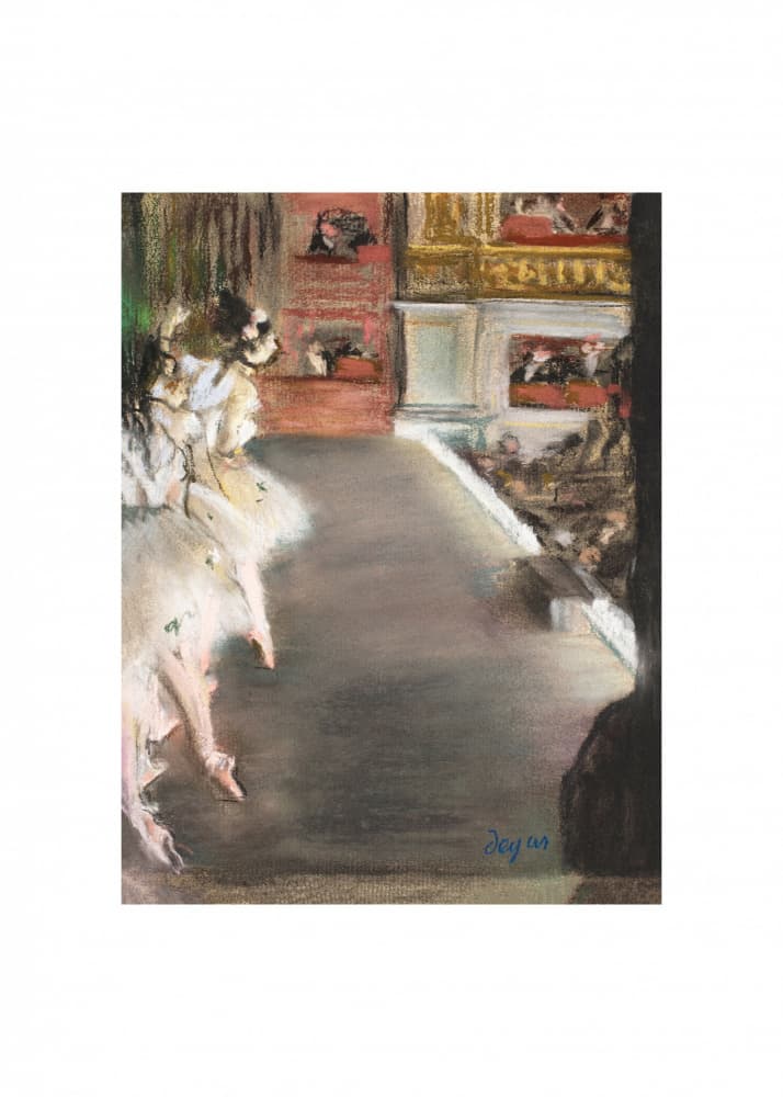 Dancers At the Old Opera House No.2 by Edgar Degas — canvas wall art