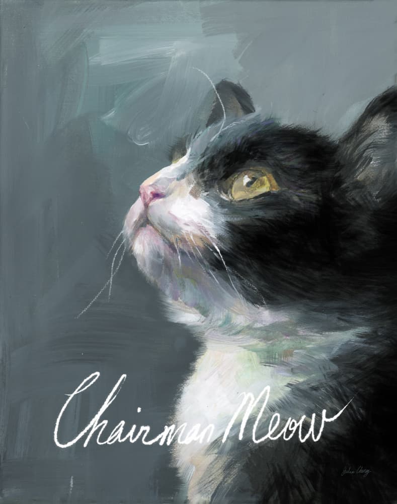 Chairman Meow Julia Cheney by Julia Cheney — canvas wall art