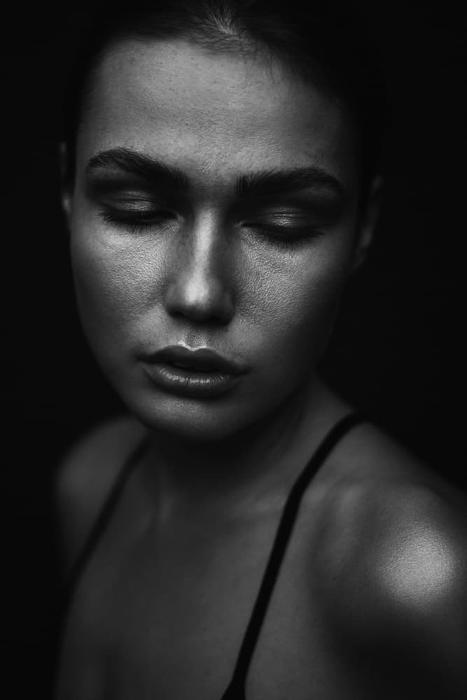 Serene Dark Glow by Martin Krystynek MQEP — canvas wall art