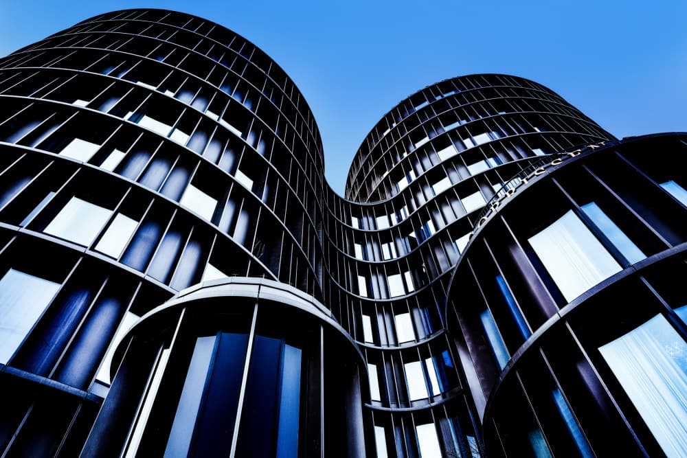 Sleek Urban Curves by Linda Wride — canvas wall art