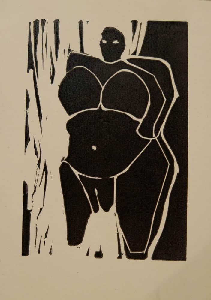 Bold Sensual Figure by Doris Schmitz — canvas wall art