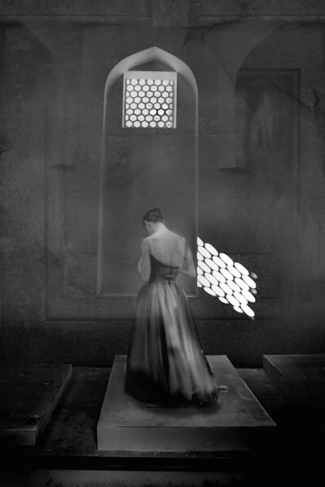 Ethereal Figure Tomb by Rachel Pansky — canvas wall art