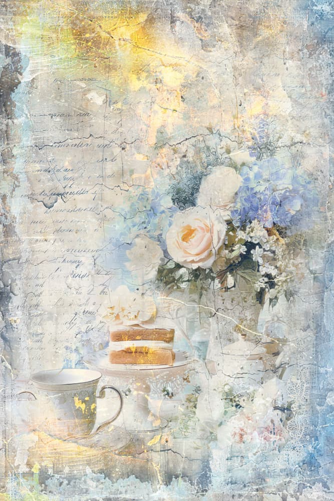 Vintage Floral Still Life by Rafal Kulik — canvas wall art