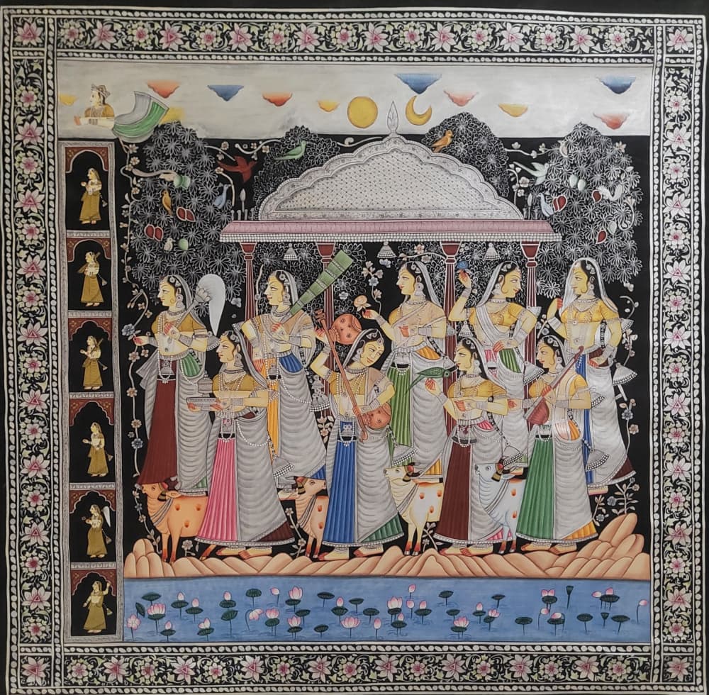 Indian Women Procession by IMAGINEERS STUDIO — canvas wall art