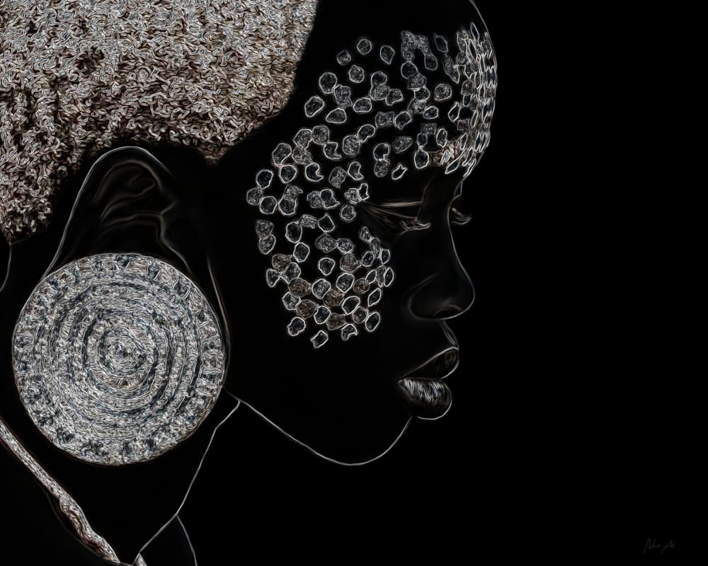 Mursi Girl II by Lord Amihere — canvas wall art
