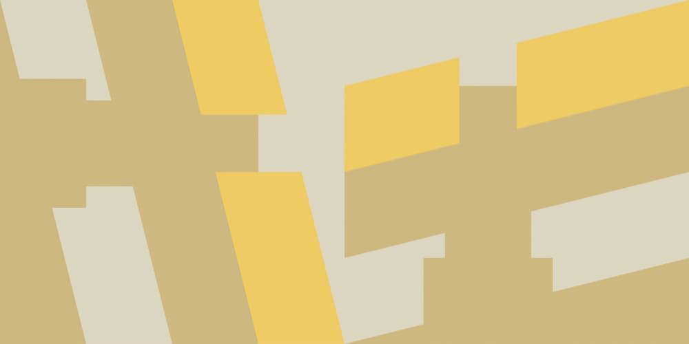 Golden Tan Geometry by Dina Dankers — canvas wall art