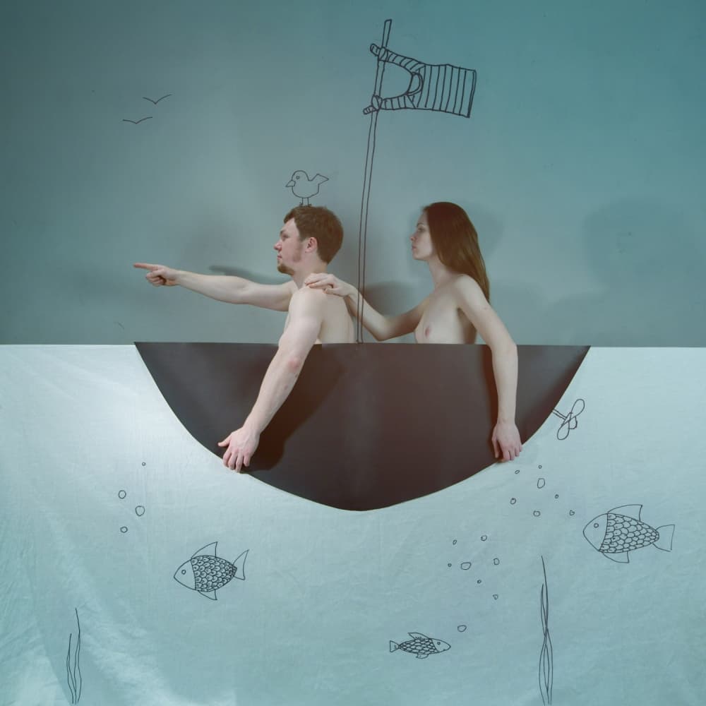 Dream Boat Adventure by Yaroslav Vasiliev-Apostol — canvas wall art
