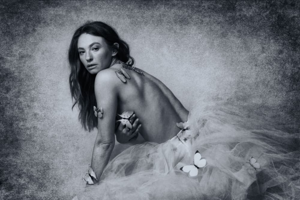 Ethereal Butterfly Woman by Amnon Eichelberg — canvas wall art