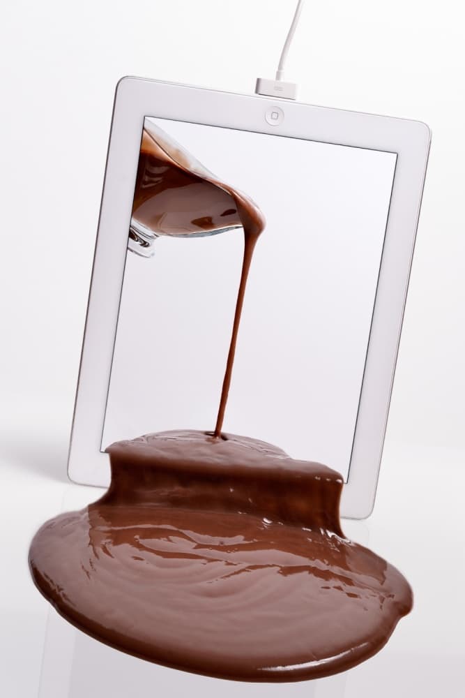 3D Chocolate by Jesús M. García — canvas wall art