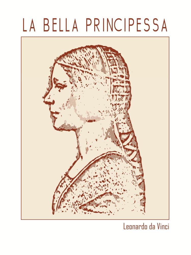 Renaissance Woman Profile by Doa Project — canvas wall art