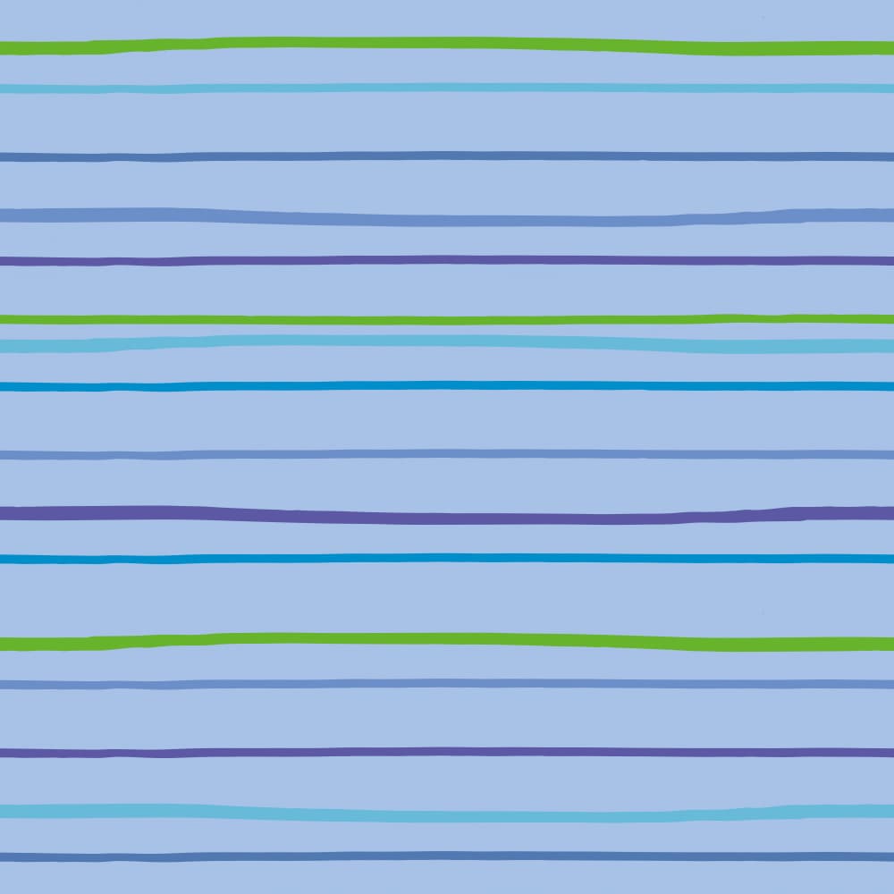 Modern Pastel Stripes by Yvonne Gustafsson — canvas wall art