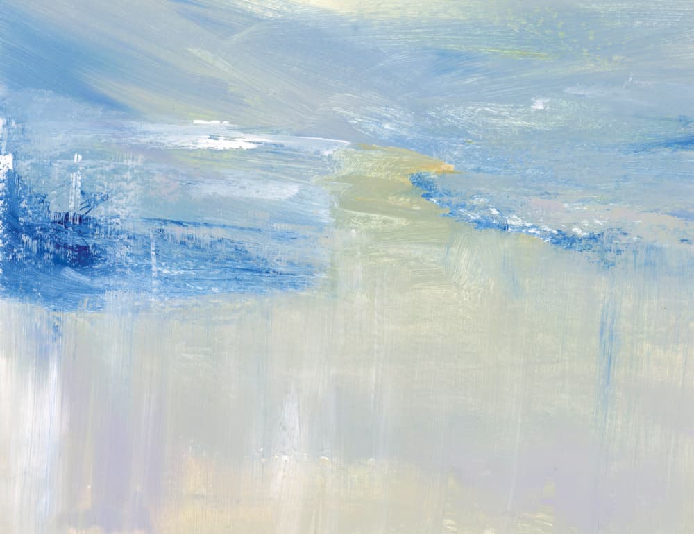 Calm Ocean Abstract by Breanna Megan Studio — canvas wall art